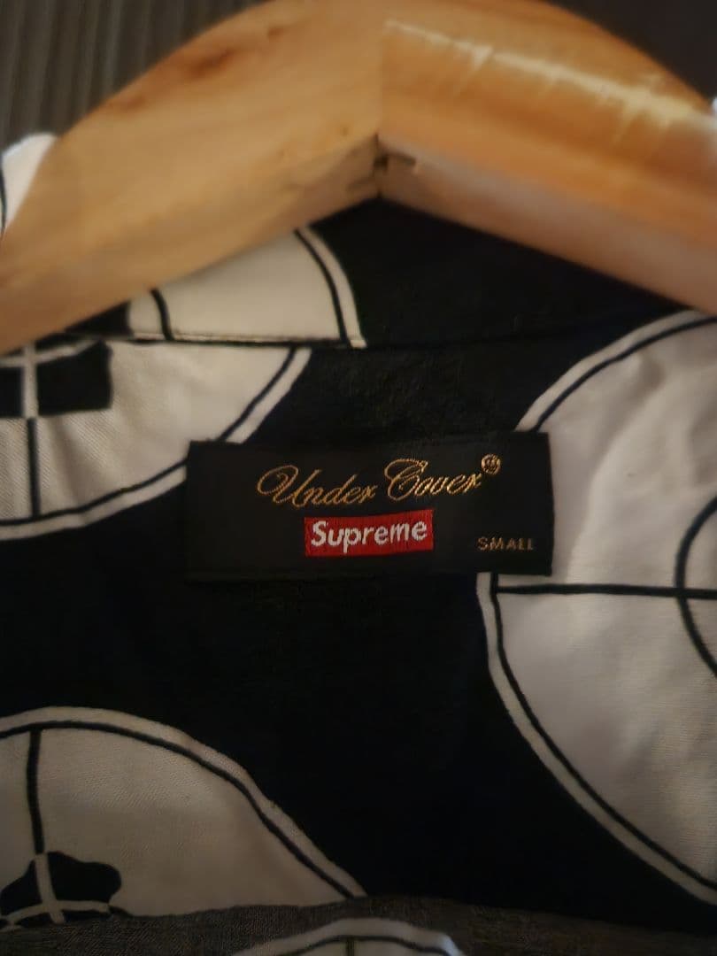 シュプリーム アンダーカバー シャツ 白黒 S small
