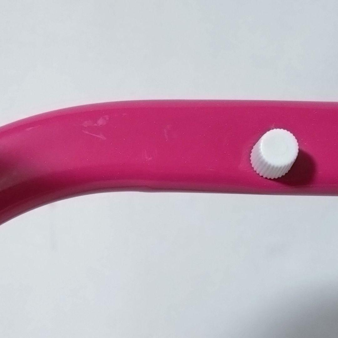 美品　レトロポップ　ガラステーブル　ピンク　センターテーブル　ローテーブル