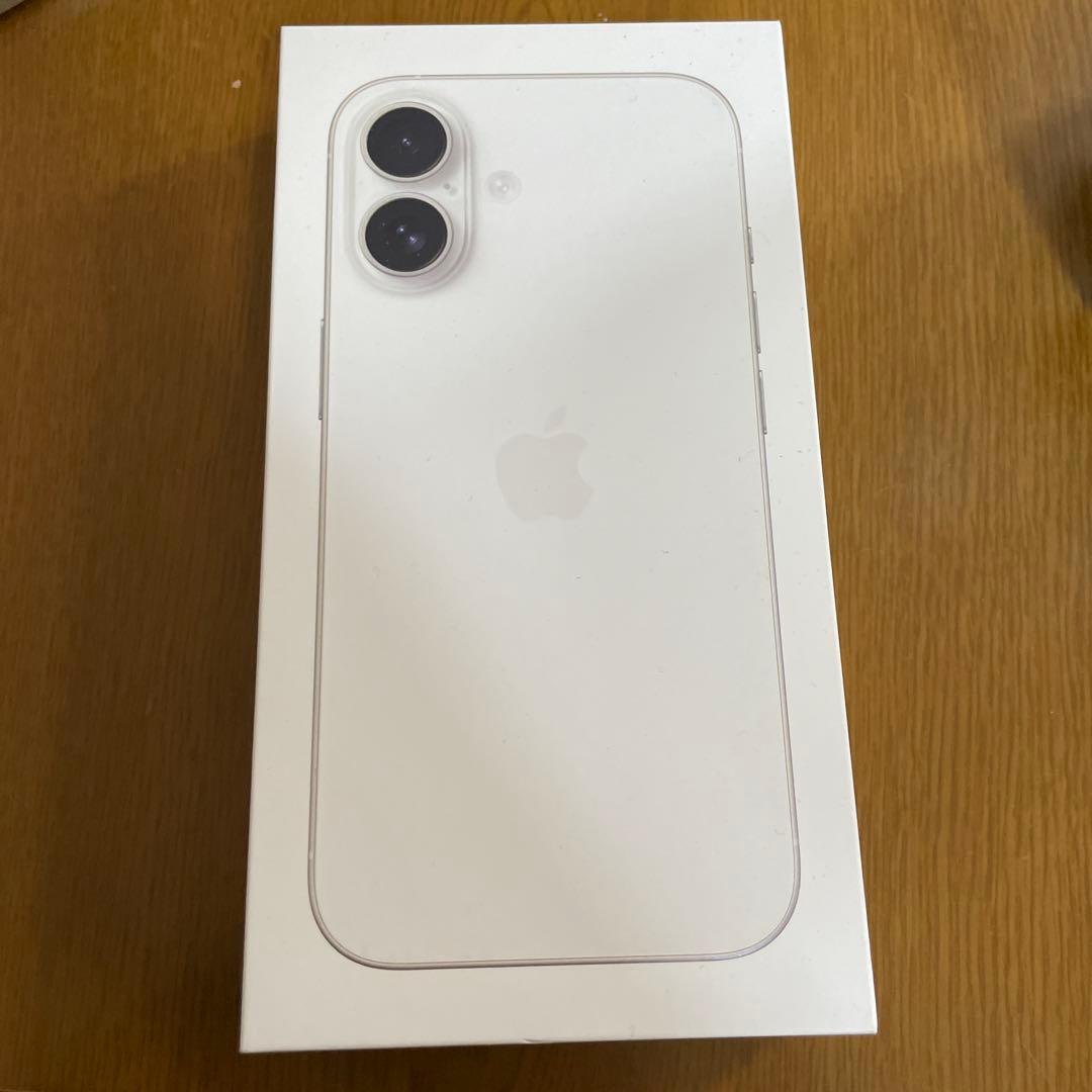 Apple iPhone 16 ホワイト 本体 バッテリー容量100％ 箱あり