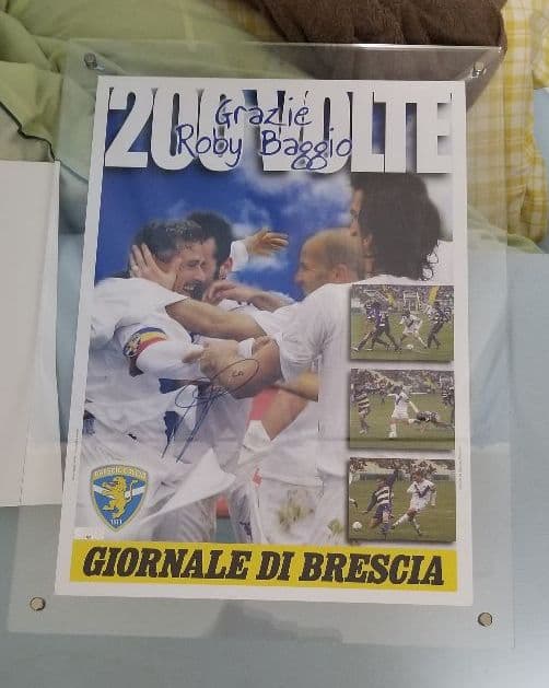 ロベルト・バッジョ　ロベルト・バッジオ　バッジョ　バッジオ　直筆サイン　サイン