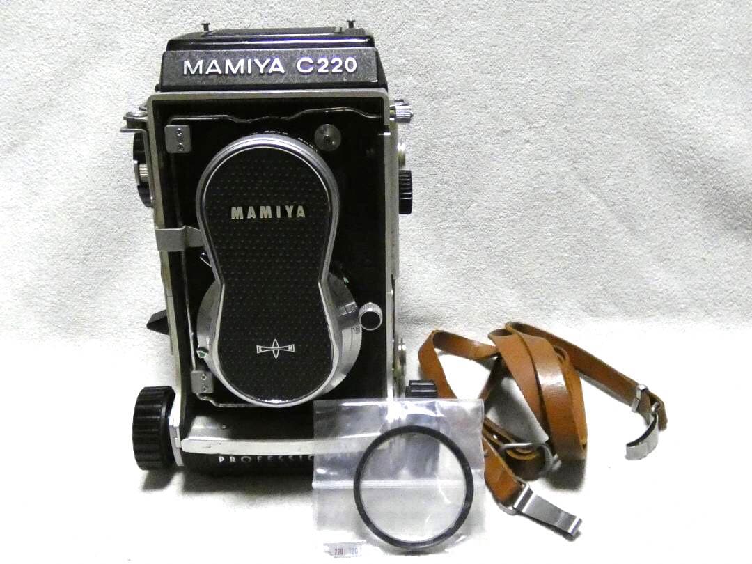 MAMIYA C220 PRO SEKOR 105mm F3.5 二眼レフカメラ