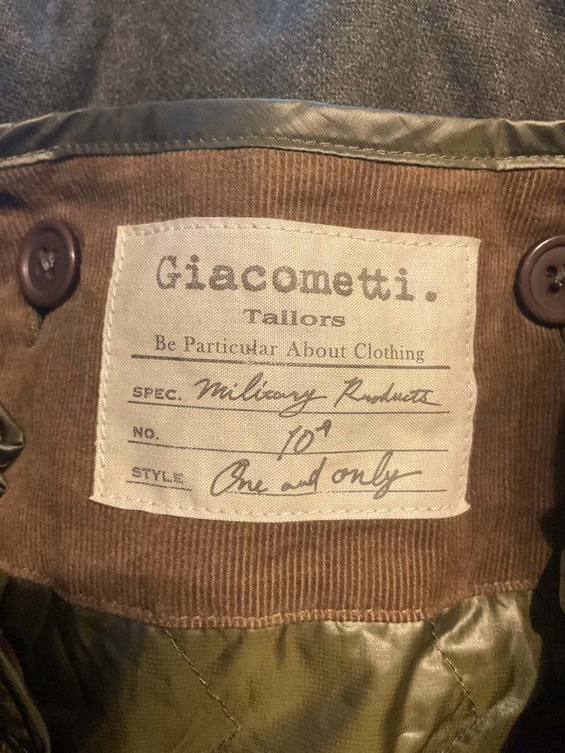 専用 Giacometti ジャコメッティ　モッズコート　カーキ　サイズL
