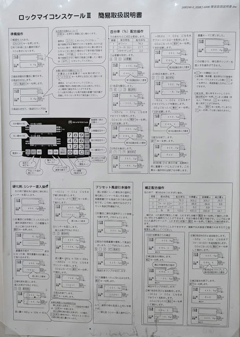 ロックペイント　マイコンスケール3