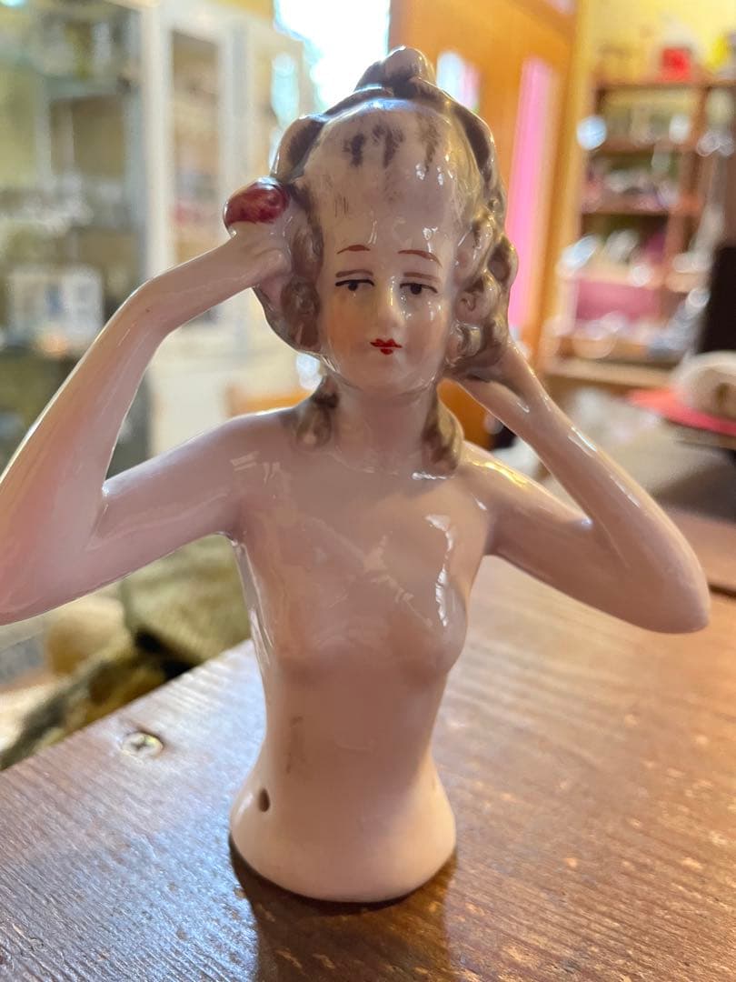 374-イギリス買い付け可愛いハーフドール3体