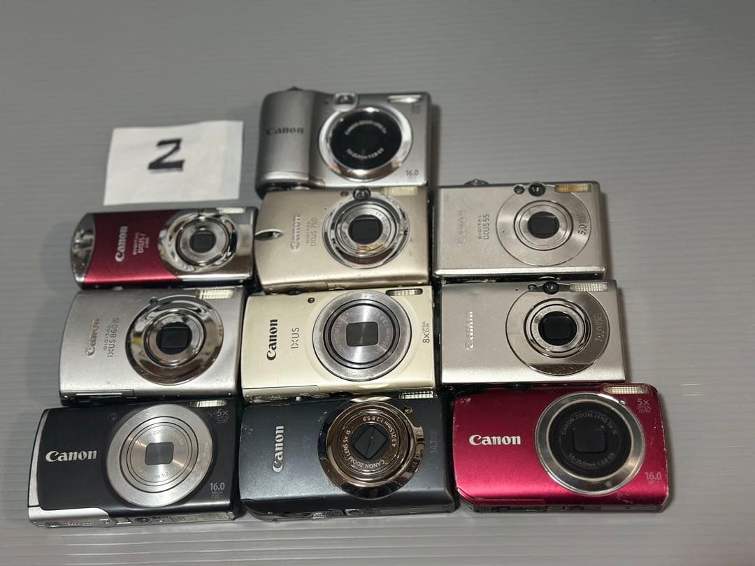 (Canon) 10台 デジカメラ まとめ【動作未確認ジャンク扱】②