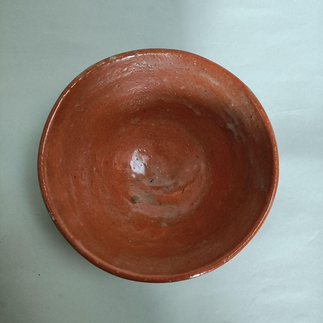 清水比庵　歌彫り茶碗 　赤楽茶碗　蓮月　良寛