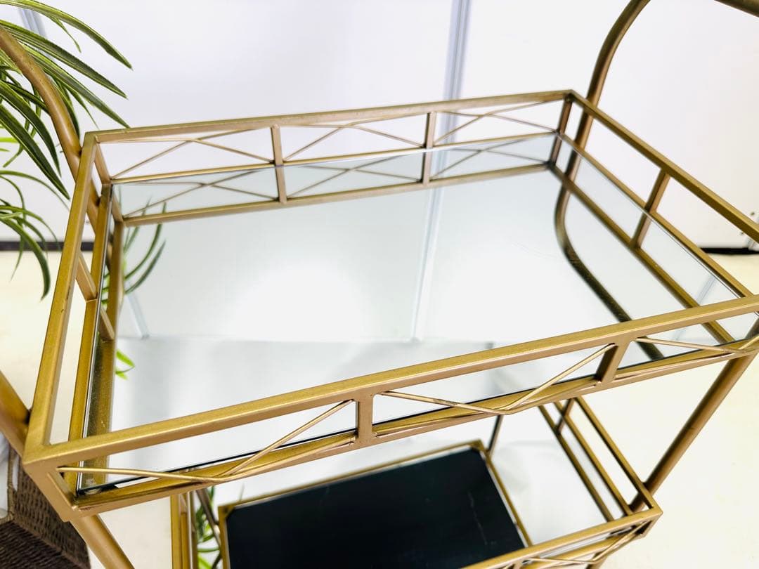 バーカート、ゴールド、サービングカートキッチン、ダイニングルーム