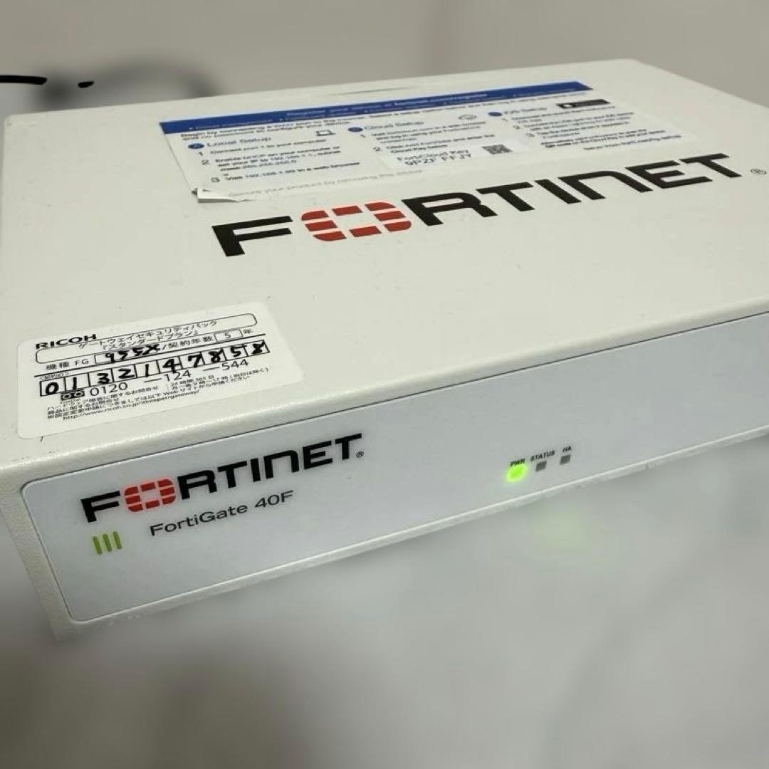 【中古】 FORTINET FortiGate FG-40F