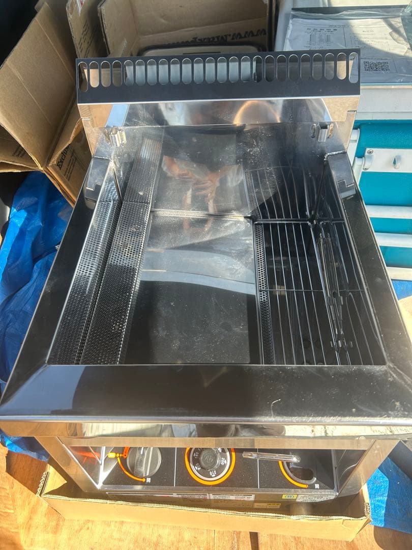 MGF-12TJ 【マルゼン】ガスフライヤー 12L 卓上タイプ 新品　送料無料