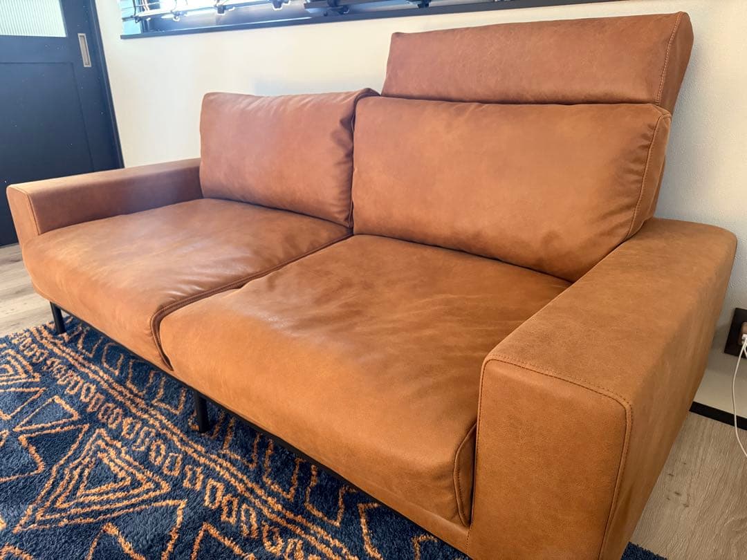 t*a様 【超美品】クラッシュゲート　プルート2.5人掛けソファ　ヘッドレスト×
