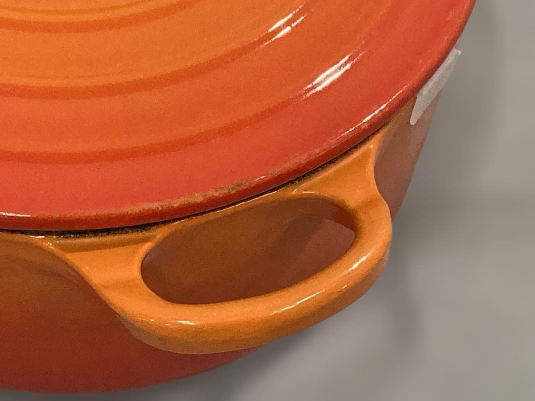 LE CREUSET ココット・ロンド　オレンジ 18cm ル・クルーゼ