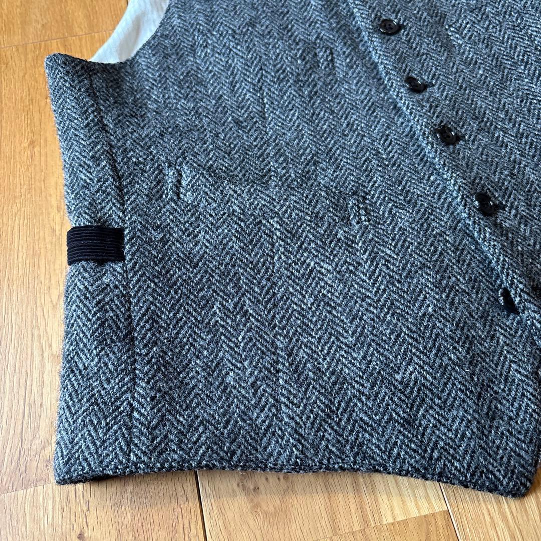 【定番】 BEAMS PLUS / ハリスツイード ベスト 定価30,000円程