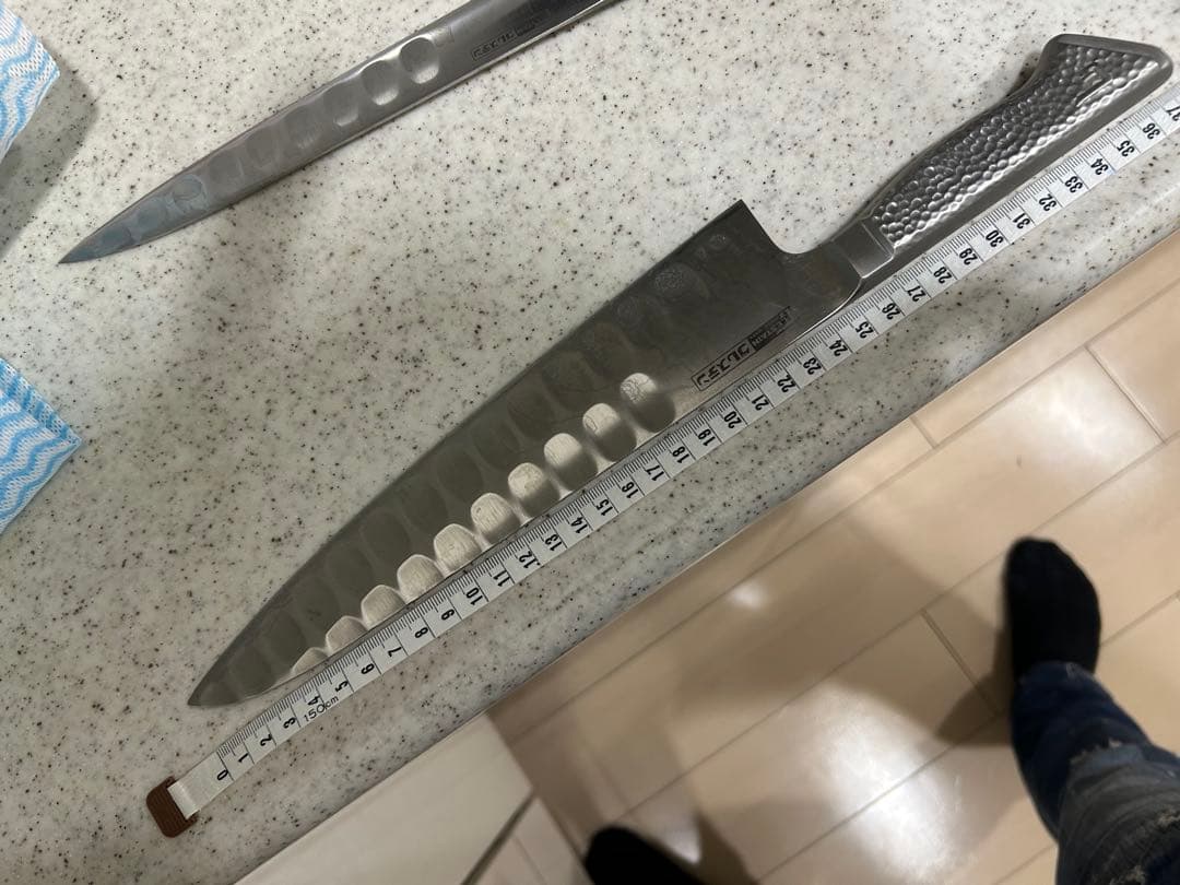 グレステン 牛刀 刃渡24cm オールステンレス 新品同様