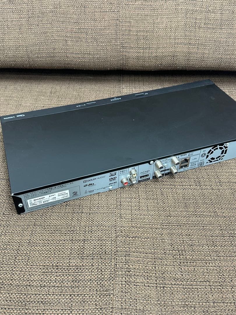 ⑧ SHARP 2B-C05BW1 ブルーレイレコーダー 2020年製