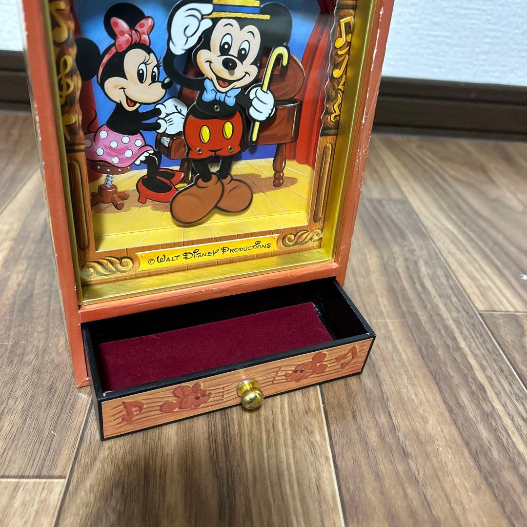 ディズニーミッキーマウス オルゴール 小物入れ