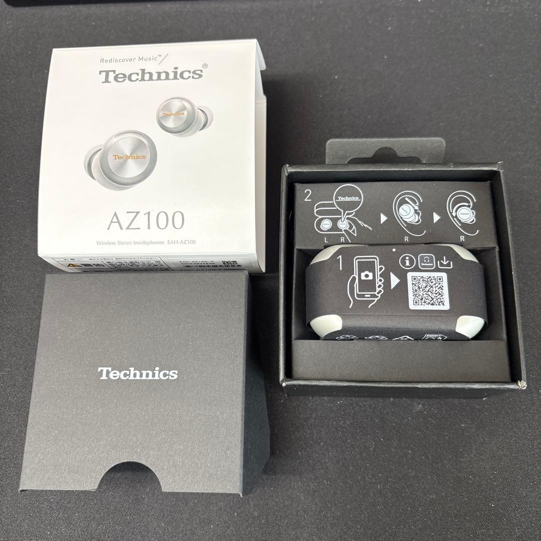 【極美品】Technics テクニクス EAH-AZ100-S シルバー