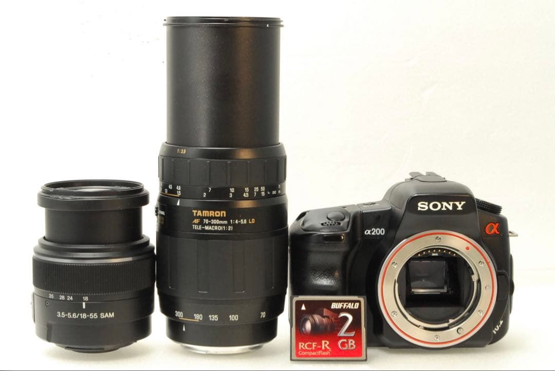 あやな様Type-C転送ケーブルセット_SONY α200 ❤️ダブルレンズ