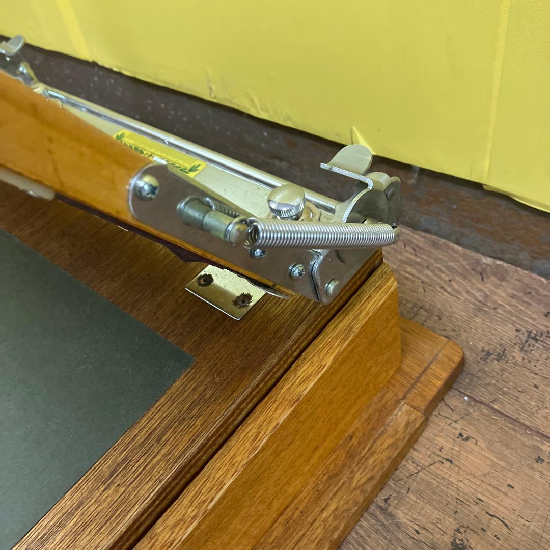 3F 希少 昭和レトロ キリン 謄写版 ガリ版 印刷機 元箱 説明書付き