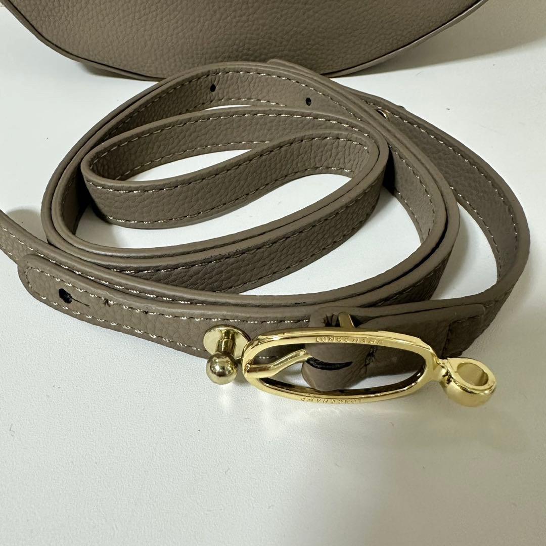 【新品】ロンシャン LE FOULONN S ハンドバッグ　ケッパー　レザー