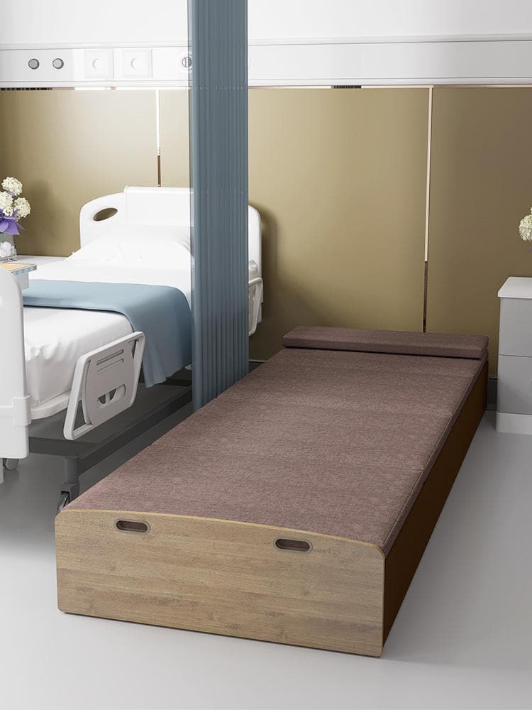 ペーパー折りたたみベッド幅120㎝高さ33㎝組立不要マットレス付き 一人暮らし