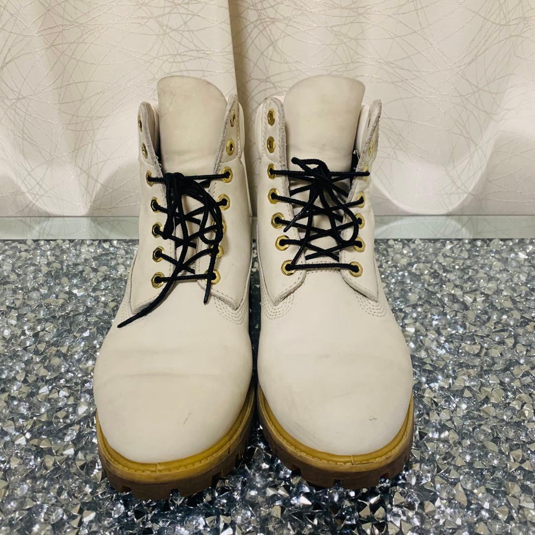 ティンバーランド金ロゴプレミアムブーツ