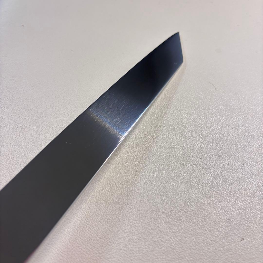 【特価限定】270mm 切付柳刃包丁 鏡面　黒檀八角柄 刺身包丁 「全鋼」'ᙁ