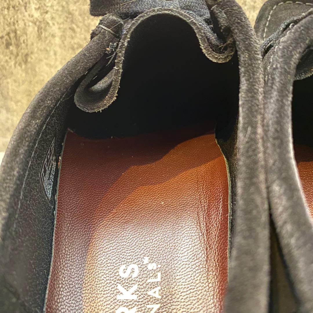 クラークス Clarks ワラビー【24.5】ブラック スエード