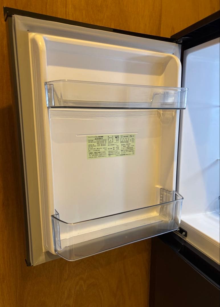 【75%off】 SHARP冷蔵庫マットダークグレーどっちもドア152L・単身