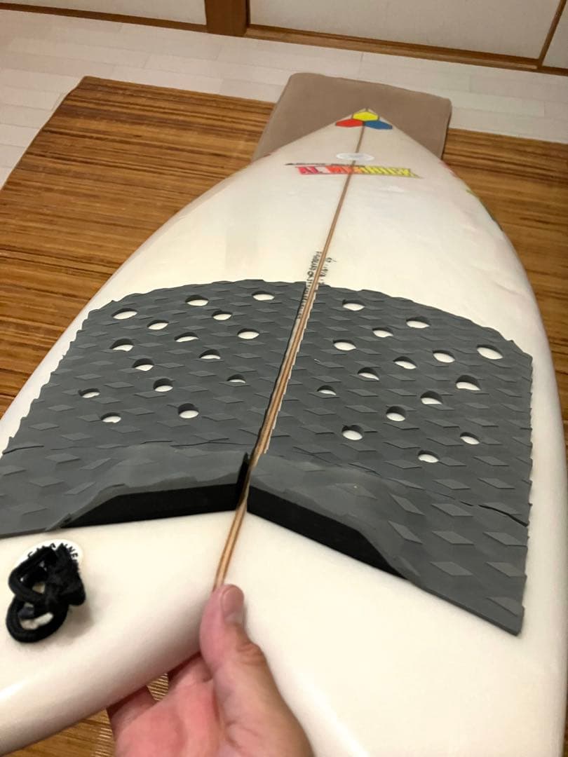 フィッシュベアード5'7\" AL MERRICK ショートボード ホワイト