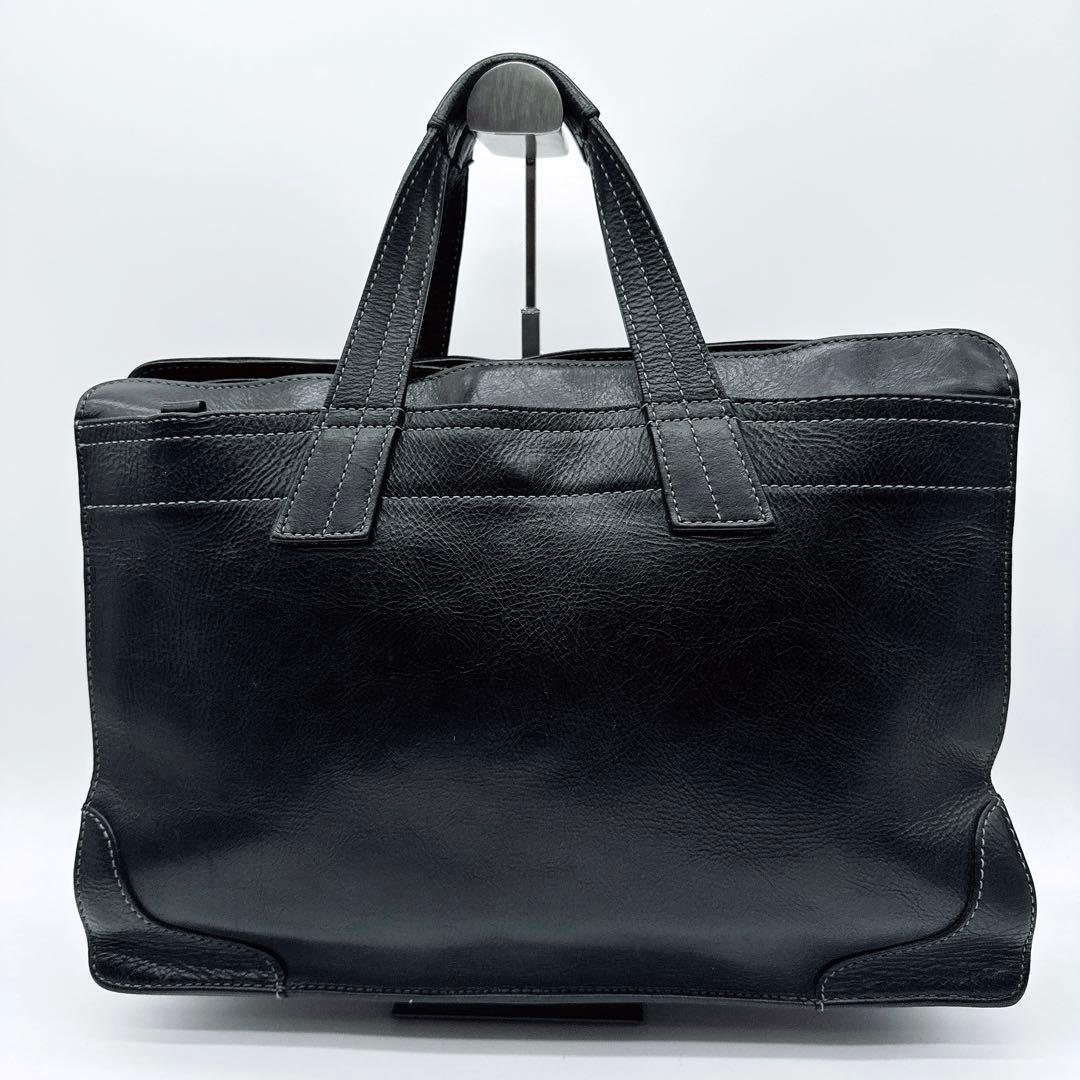 【ソメス】2WAY ビジネスバッグ ショルダーバッグ レザー ブラック