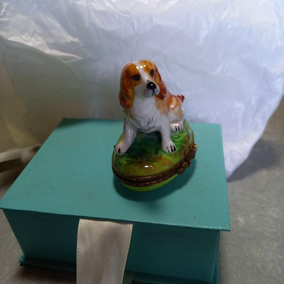 リモージュ　フランス製可愛い犬