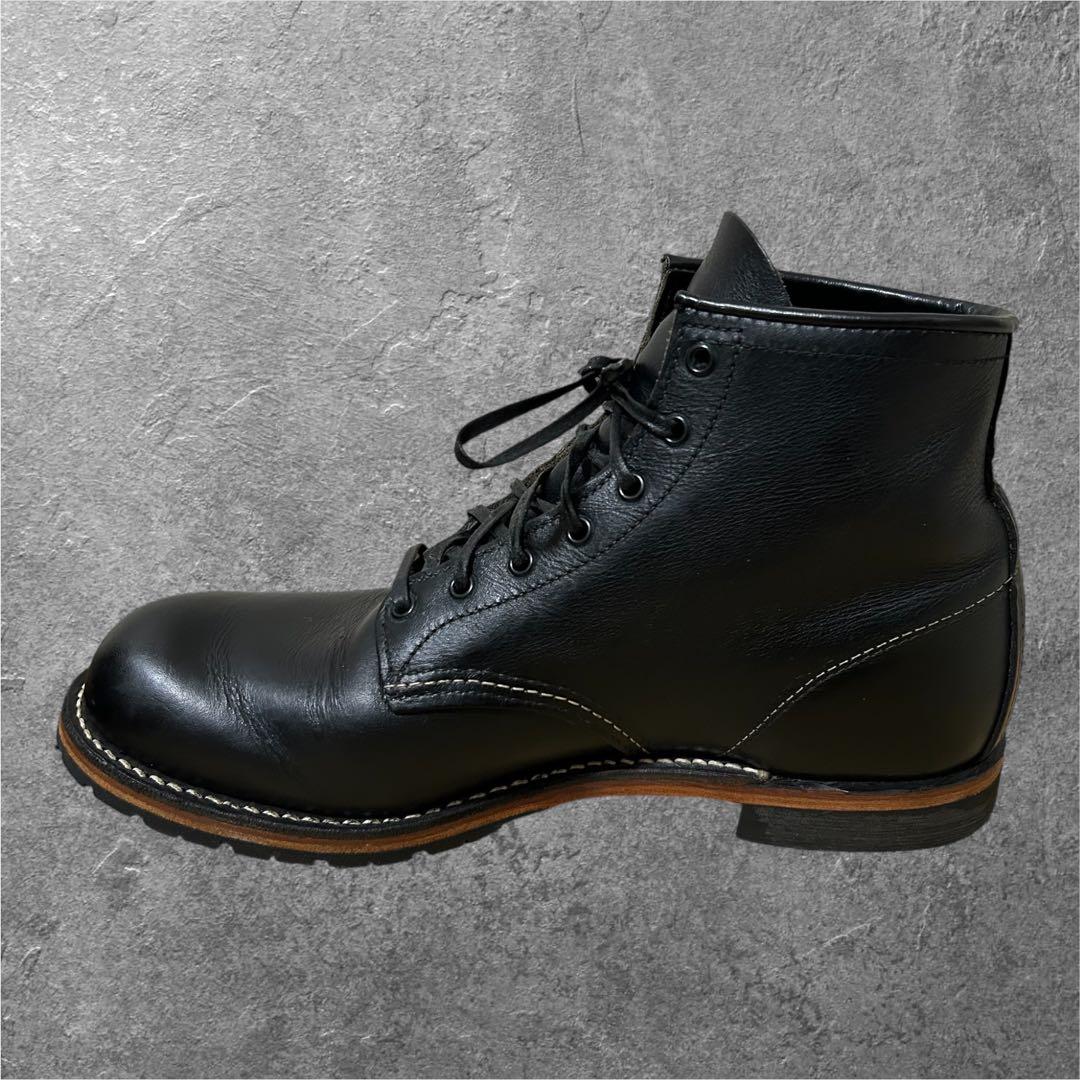 27.5cm RED WING 9014 BECKMAN ワークブーツ 本革 黒