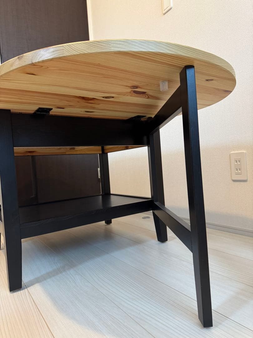 Kafka様用IKEA ARKELSTORP 木製　折りたたみ　コーヒーテーブル