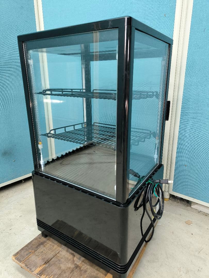 レマコム　4面ガラス 冷蔵ショーケース 卓上型 63L R4G-63SLB
