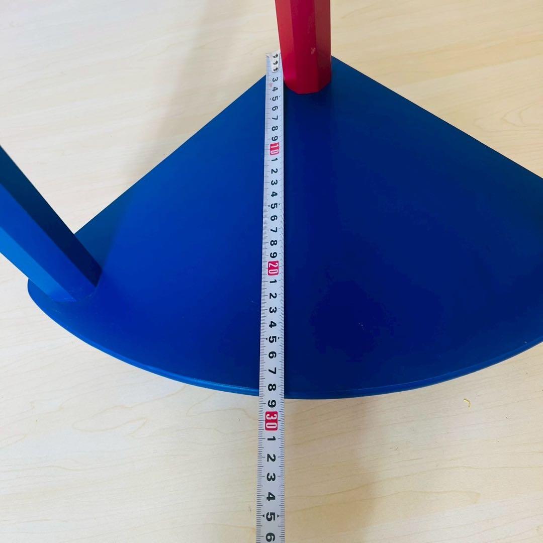 コーナーラック 色鉛筆 三角ラック 3段 ラック かわいい 子供部屋 レトロ