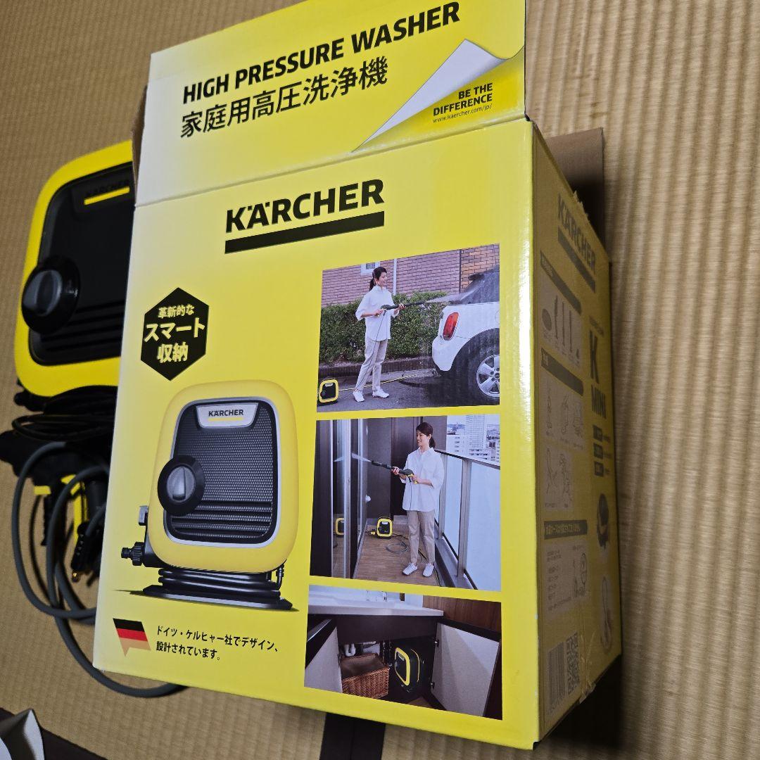 ケルヒャー 家庭用高圧洗浄機 K MINI 、3m水道ホースセット付き