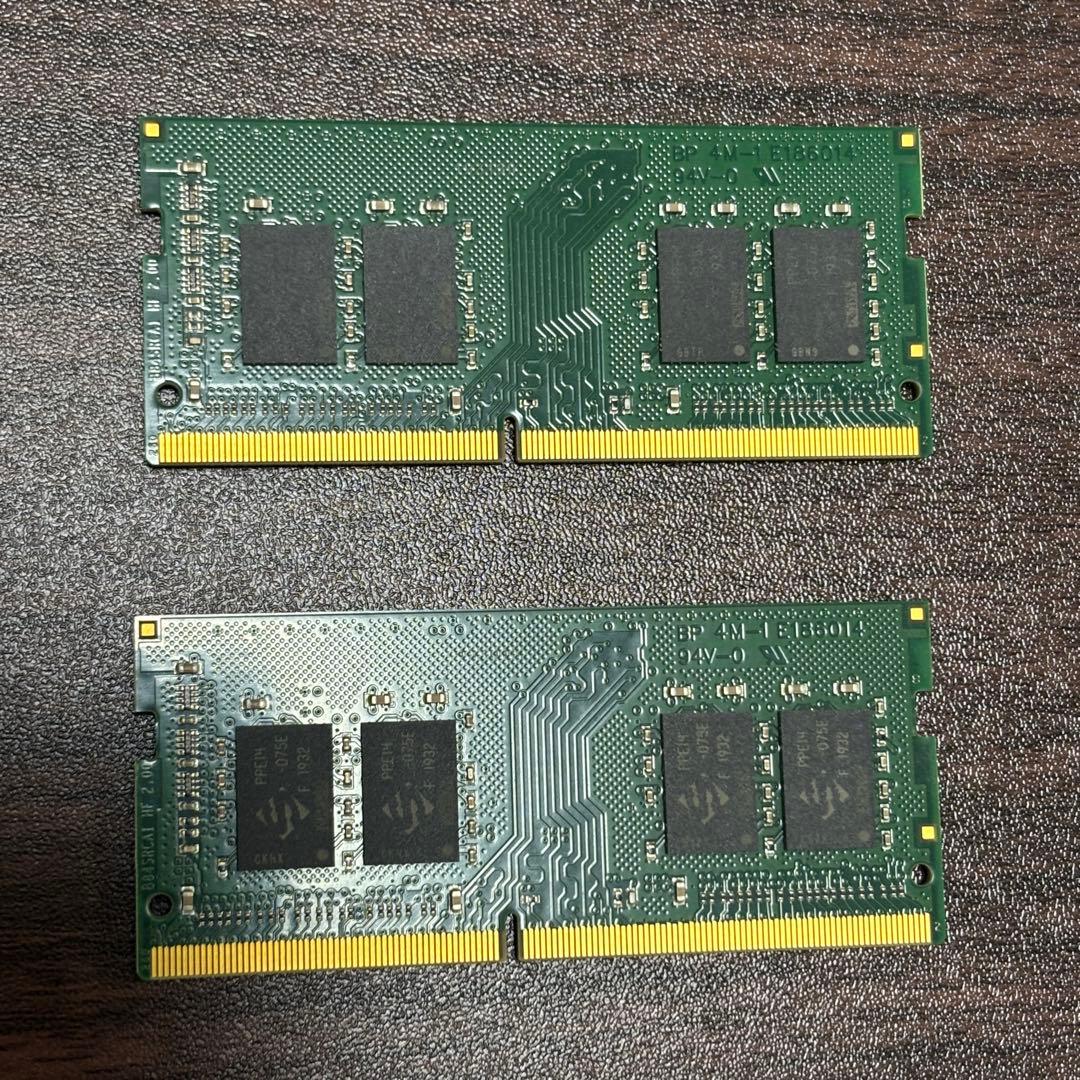 Transcend 8GB DDR4 2666MHz SO-DIMM 2枚