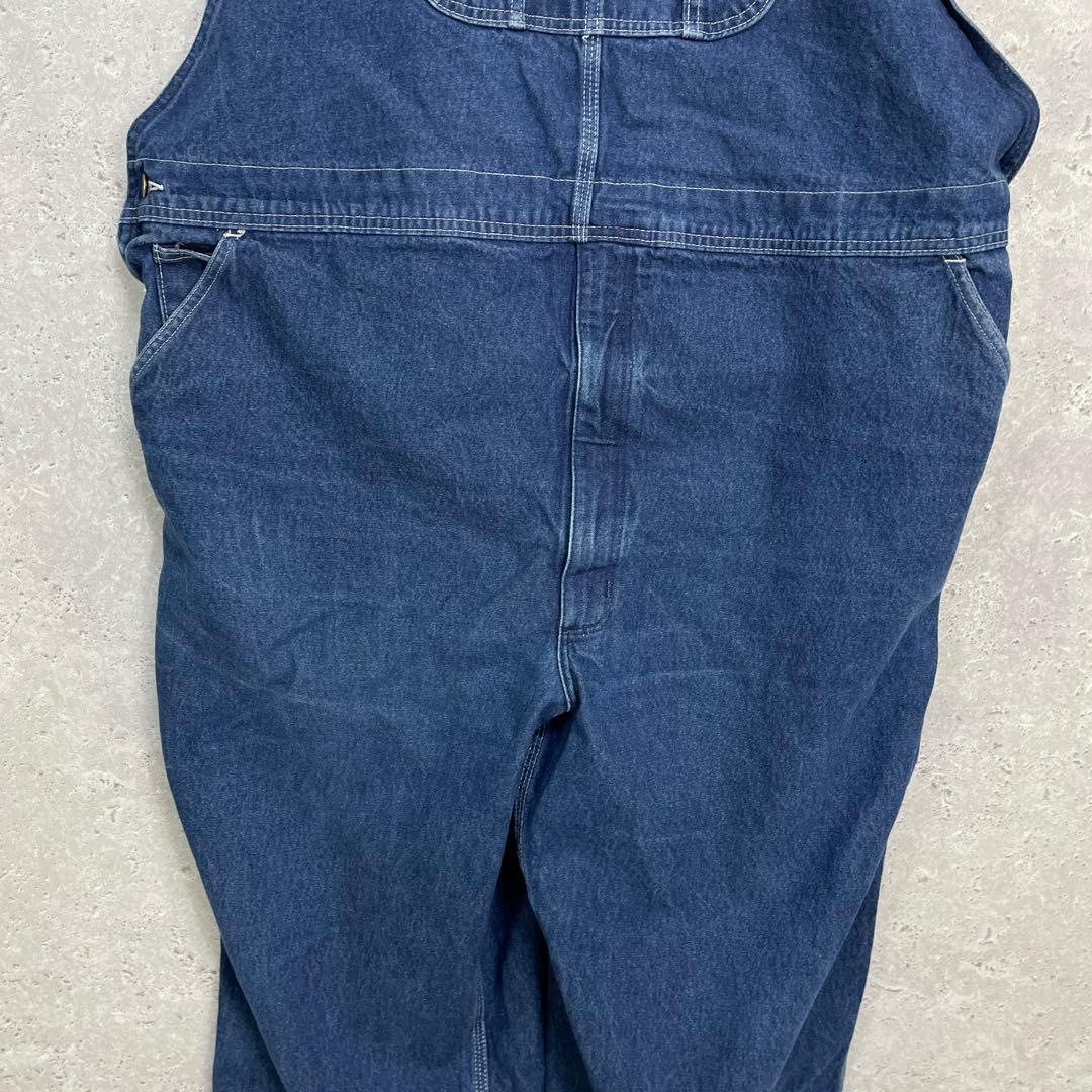 カーハート　デニムオーバーオール　ペインター　ビックサイズ極太W52 L30程度