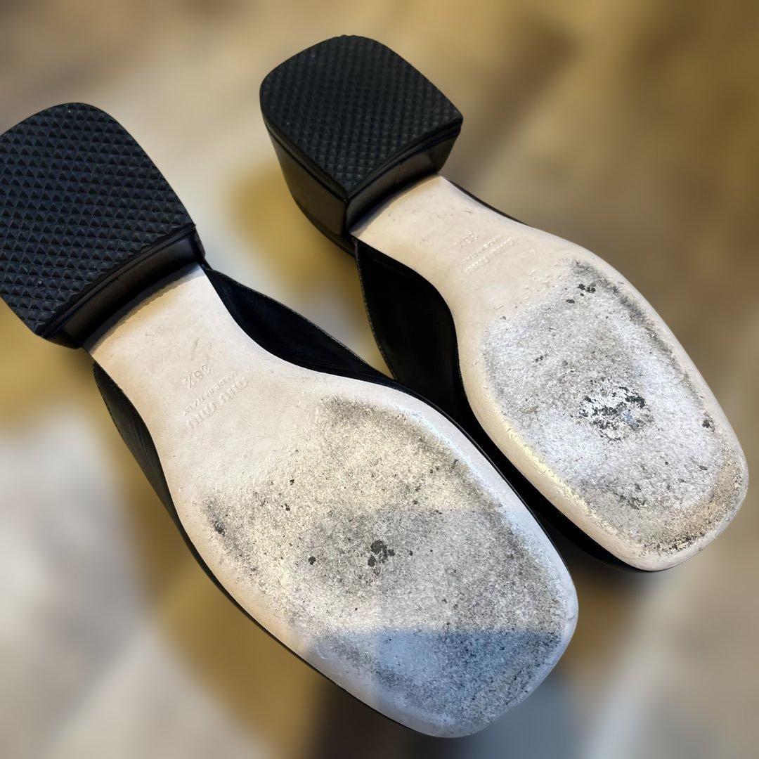 ミュウミュウローファーミュール