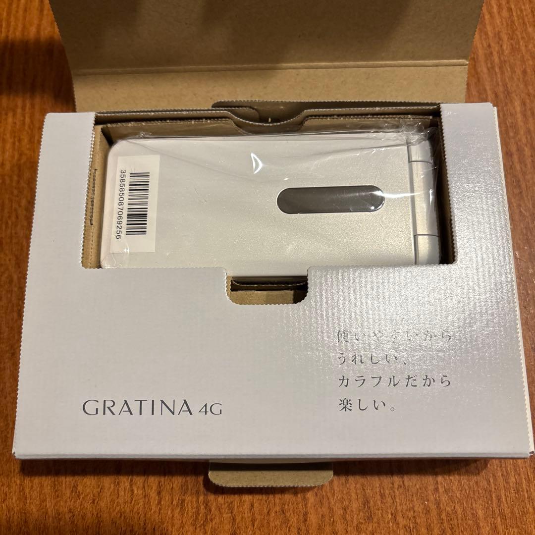 新品未使用 SIMフリー au GRATINA 4G KYF31 ホワイト