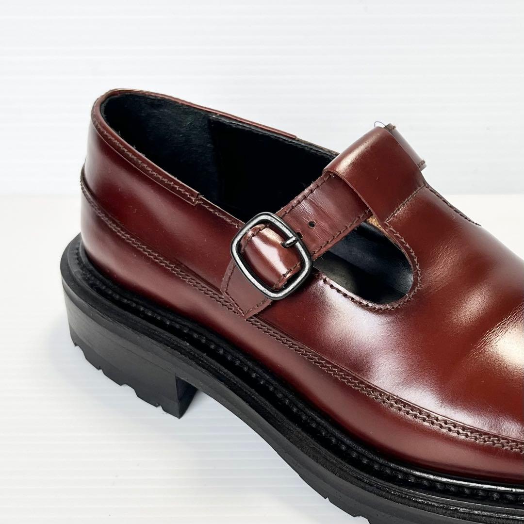 美品✨ HEREU ローファー Tストラップ ブラウン 24 スペイン