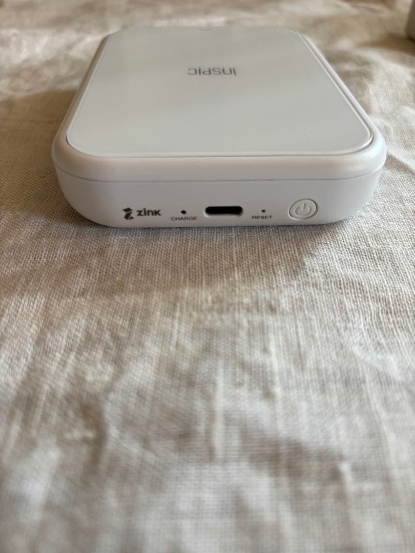 キャノン iNSPiC ホワイト／専用ケース&フォトペーパーセット