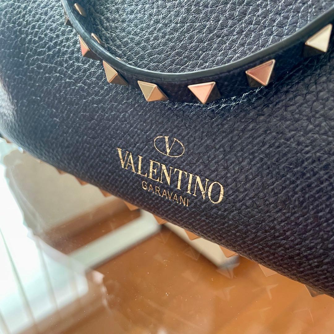 【美品】VALENTINO ヴァレンティノ ロックスタッズ 2WAY トート