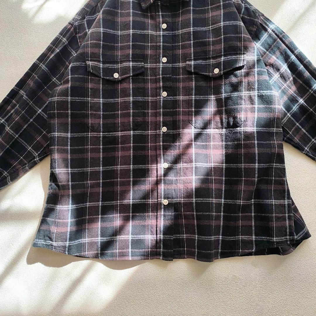 フレームワーク ネル チェック シャツ 2024 AW ブラウス 日本製 フリー