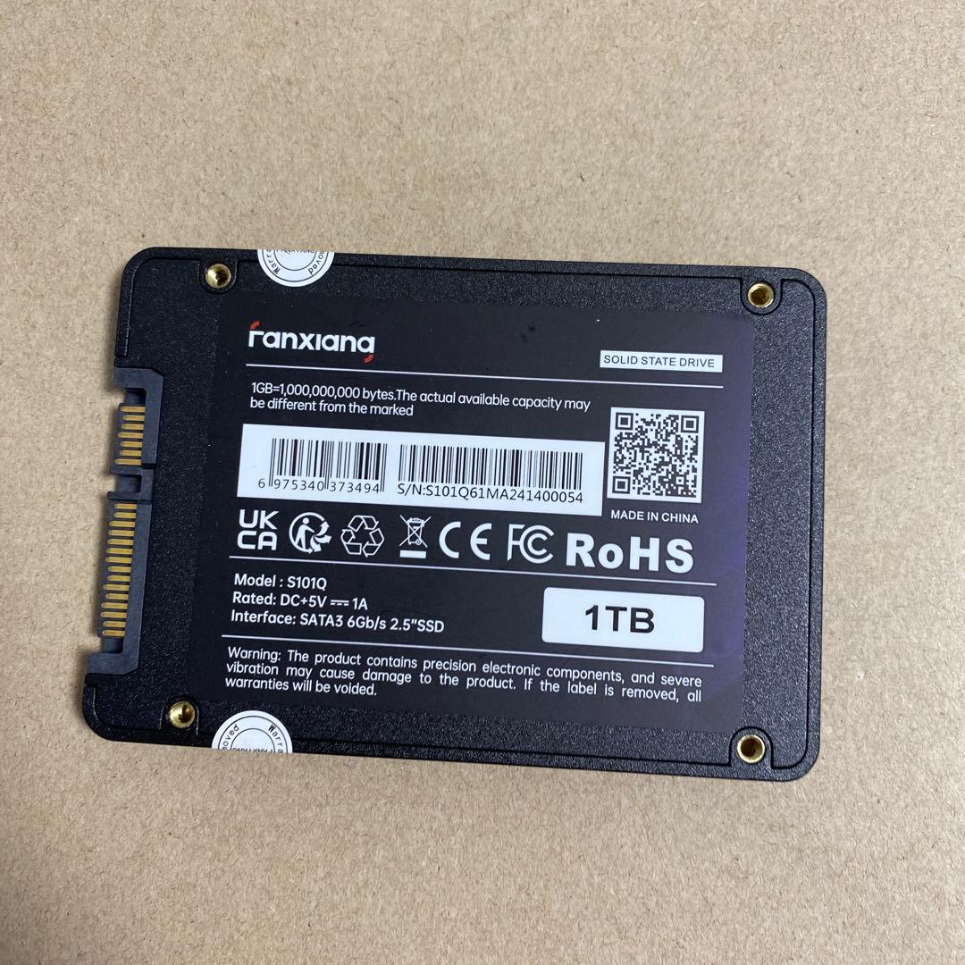 内蔵型SSD fanxiang SSD 1TB SATA