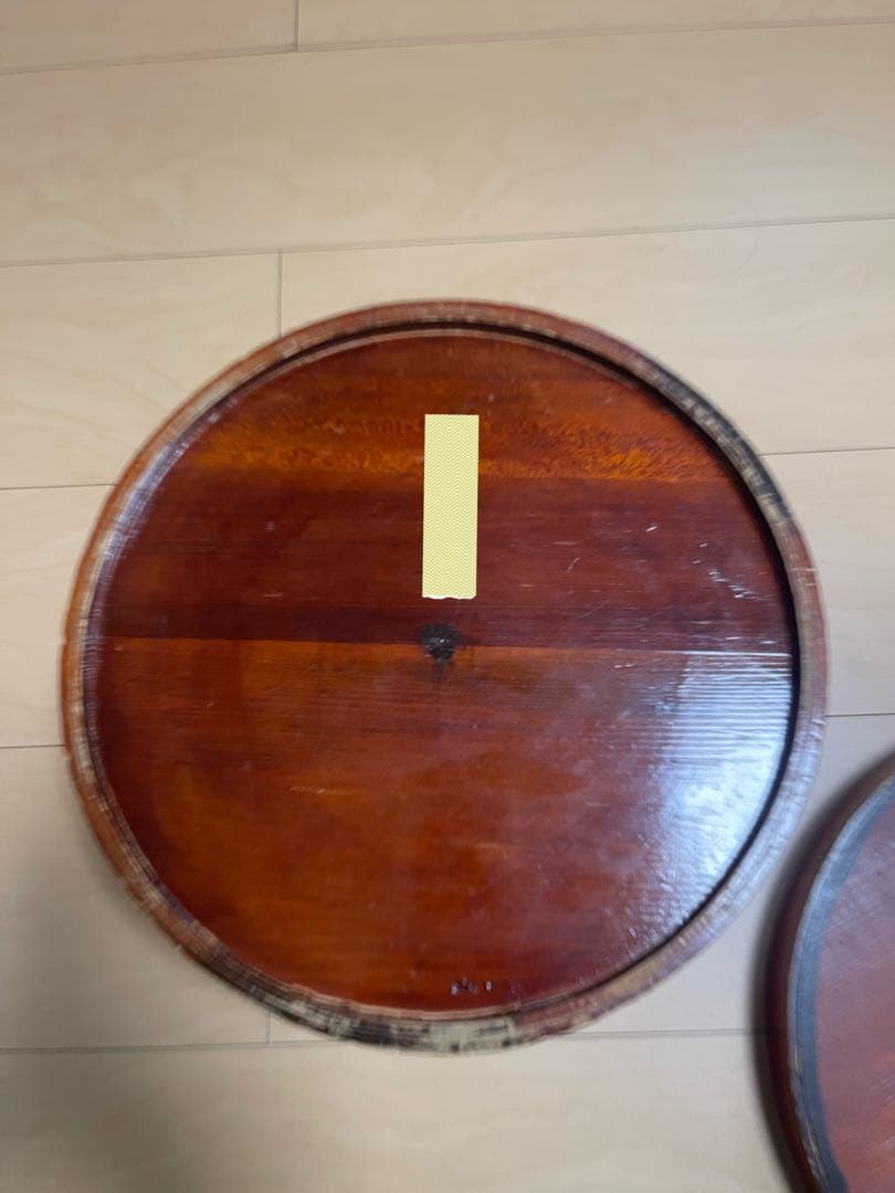 ちゃびつ　茶櫃　おひつ　曲げわっぱ　昭和レトロ　蓋付き　状態良