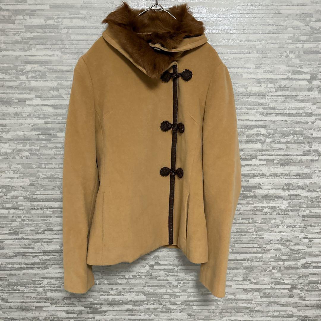 ヴィヴィアンタム ファー取外し可 高級ショートコート　ベージュ