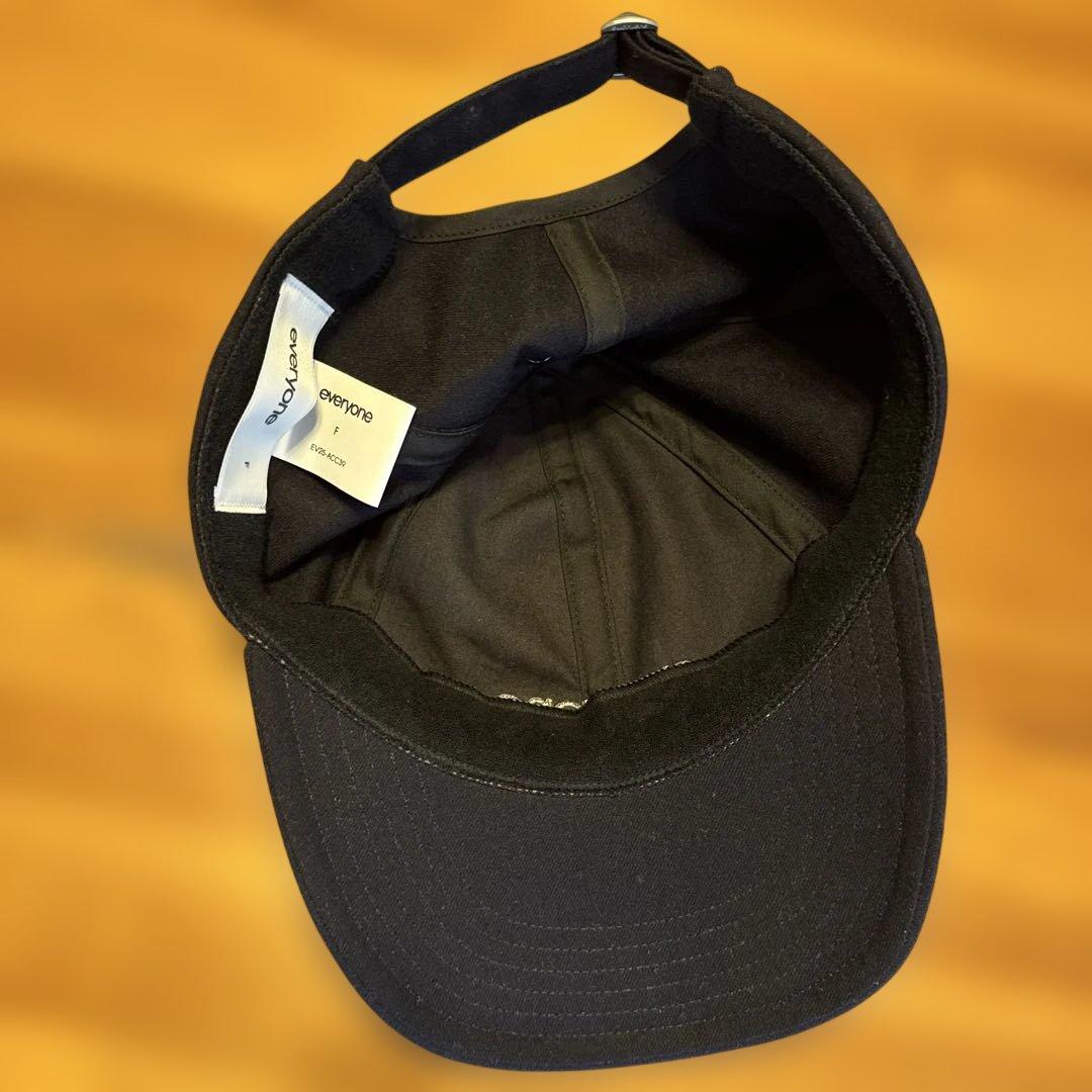 everyone 刺繍ロゴ ベースボールキャップ ダークネイビー