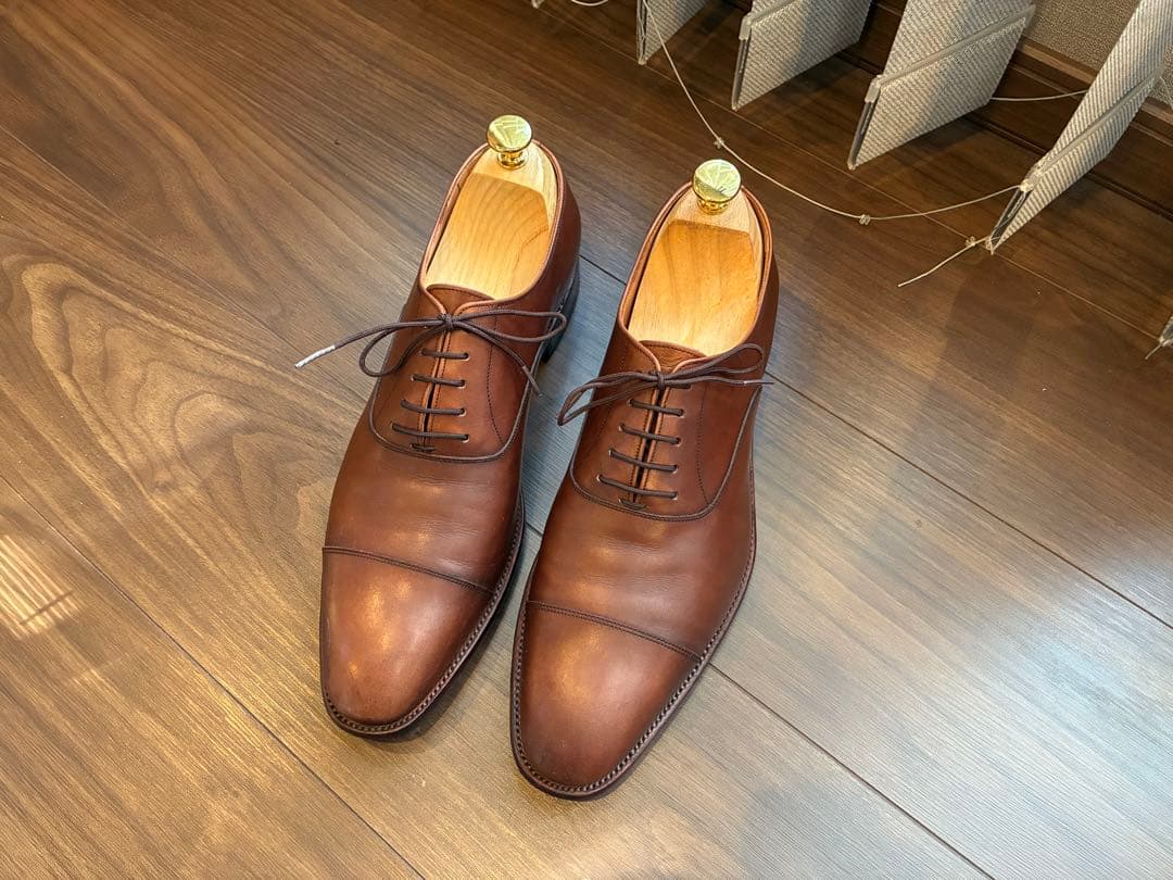 スコッチグレイン 匠モデル 使用少ない ストレートチップ