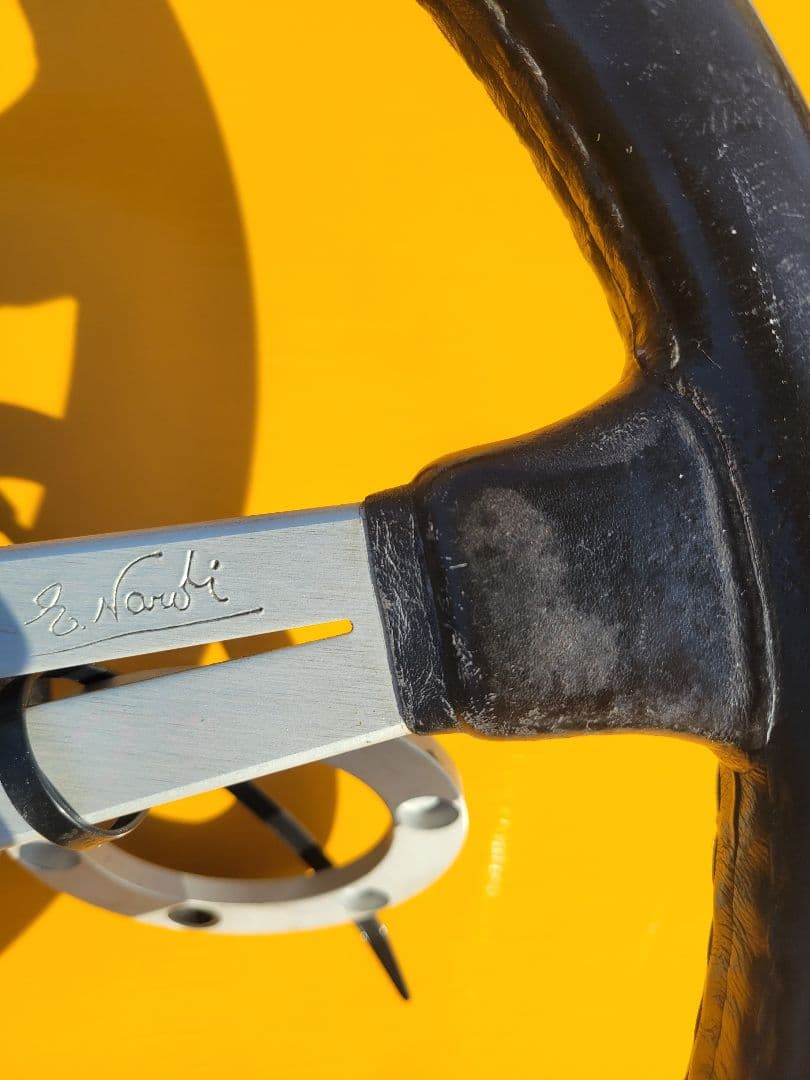 Nardi ステアリングホイール 3本スポーク当時物